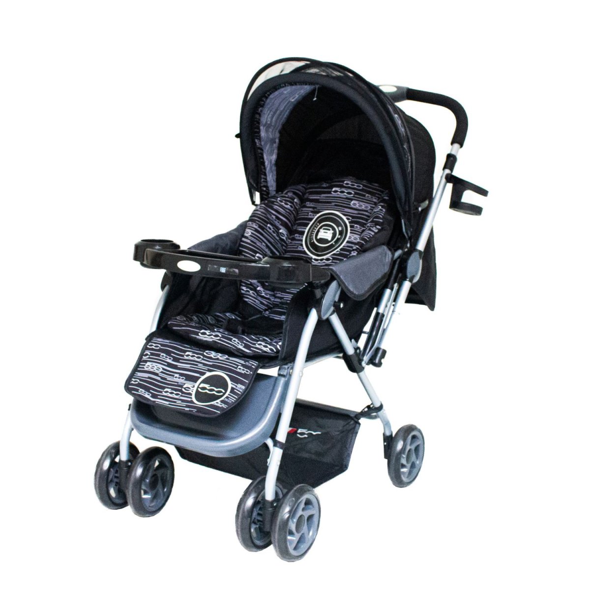 Coche Cuna Fiat con Manillar Rebatible