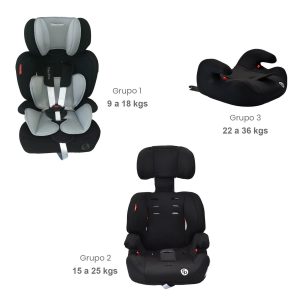 Silla Carro Bebe Fisher Price Unix Gr +1,2,3 Gris