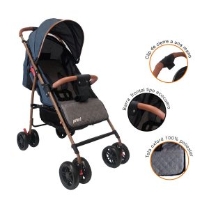 Coche Bebe Paseador Priori Park Azul