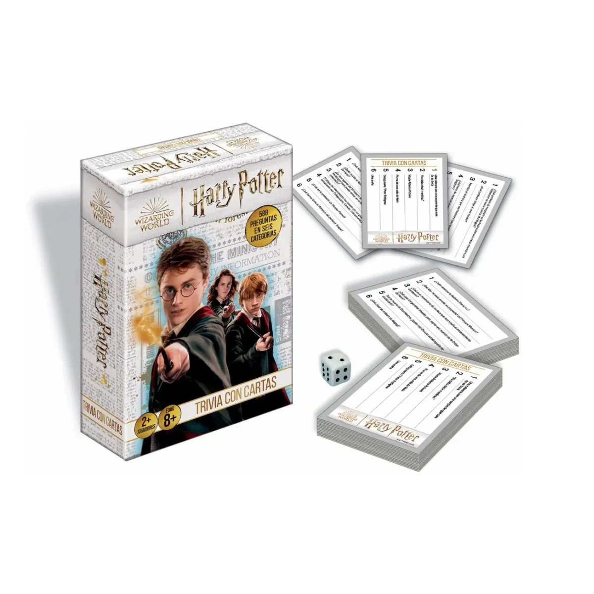 Juego De Cartas Trivia Harry Potter Toyco