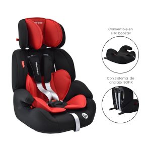 Silla Carro Bebe Fisher Price Unix +1,2,3 Roja