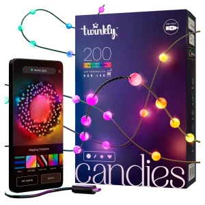 Luces Led Inteligentes  200 Unidades Forma de Perla RGB
