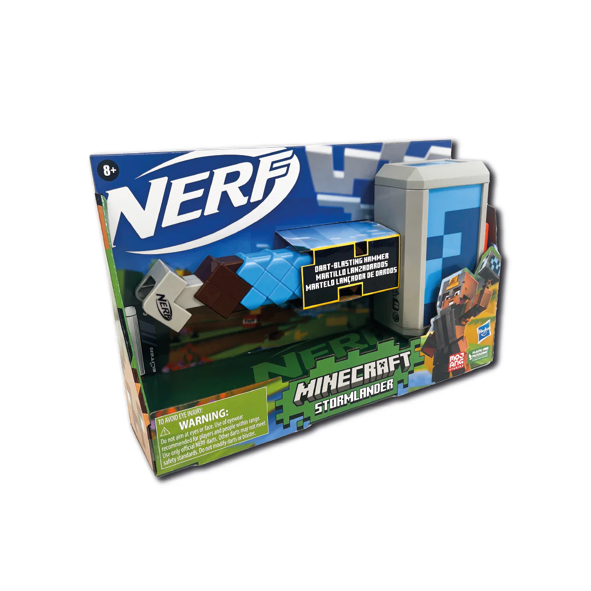 Lanzador Nerf Minecraft Stormlander Hasbro - Imagen 3