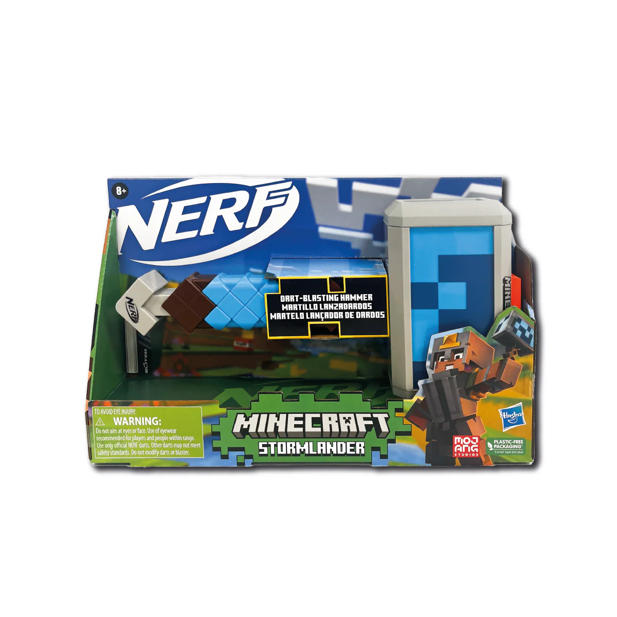 Lanzador Nerf Minecraft Stormlander Hasbro