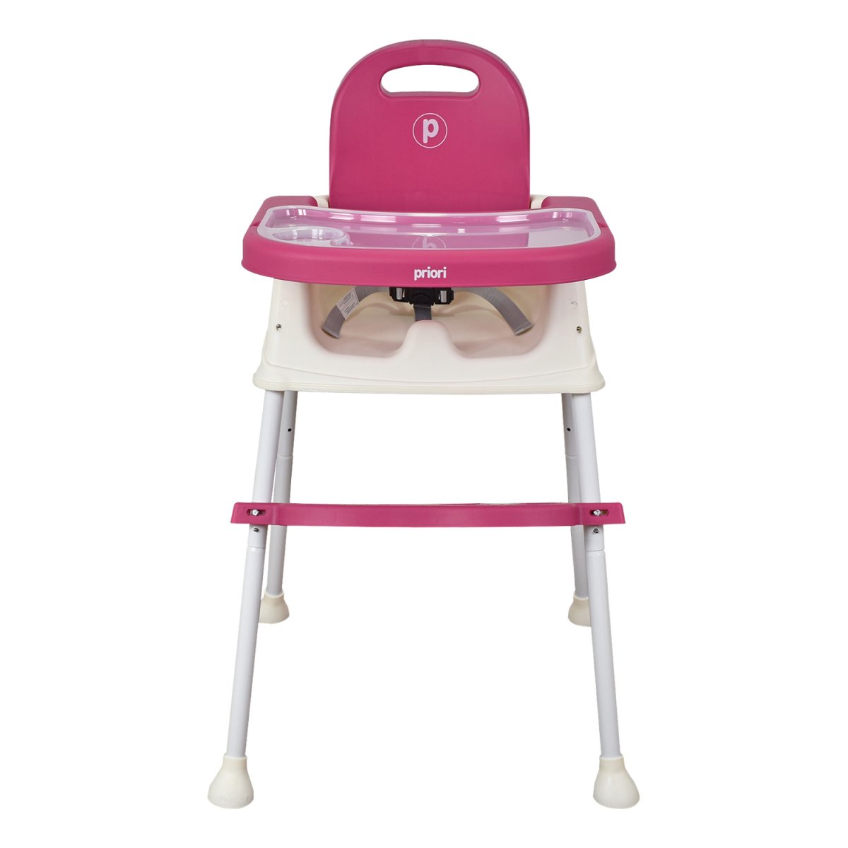 Silla Comedor Bebé 3 en1 Navy Priori Rosado - Imagen 3