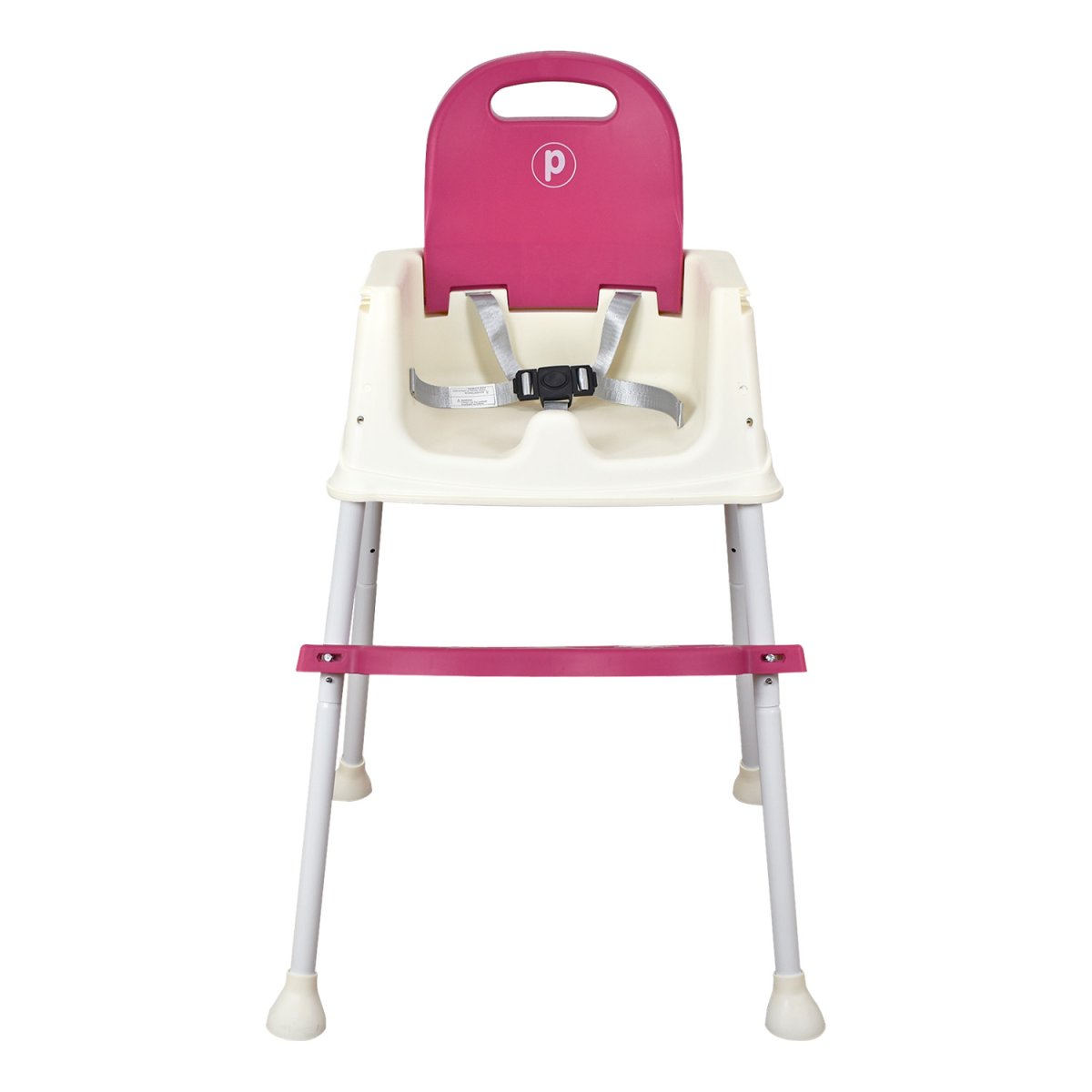 Silla Comedor Bebé 3 en1 Navy Priori Rosado - Imagen 4