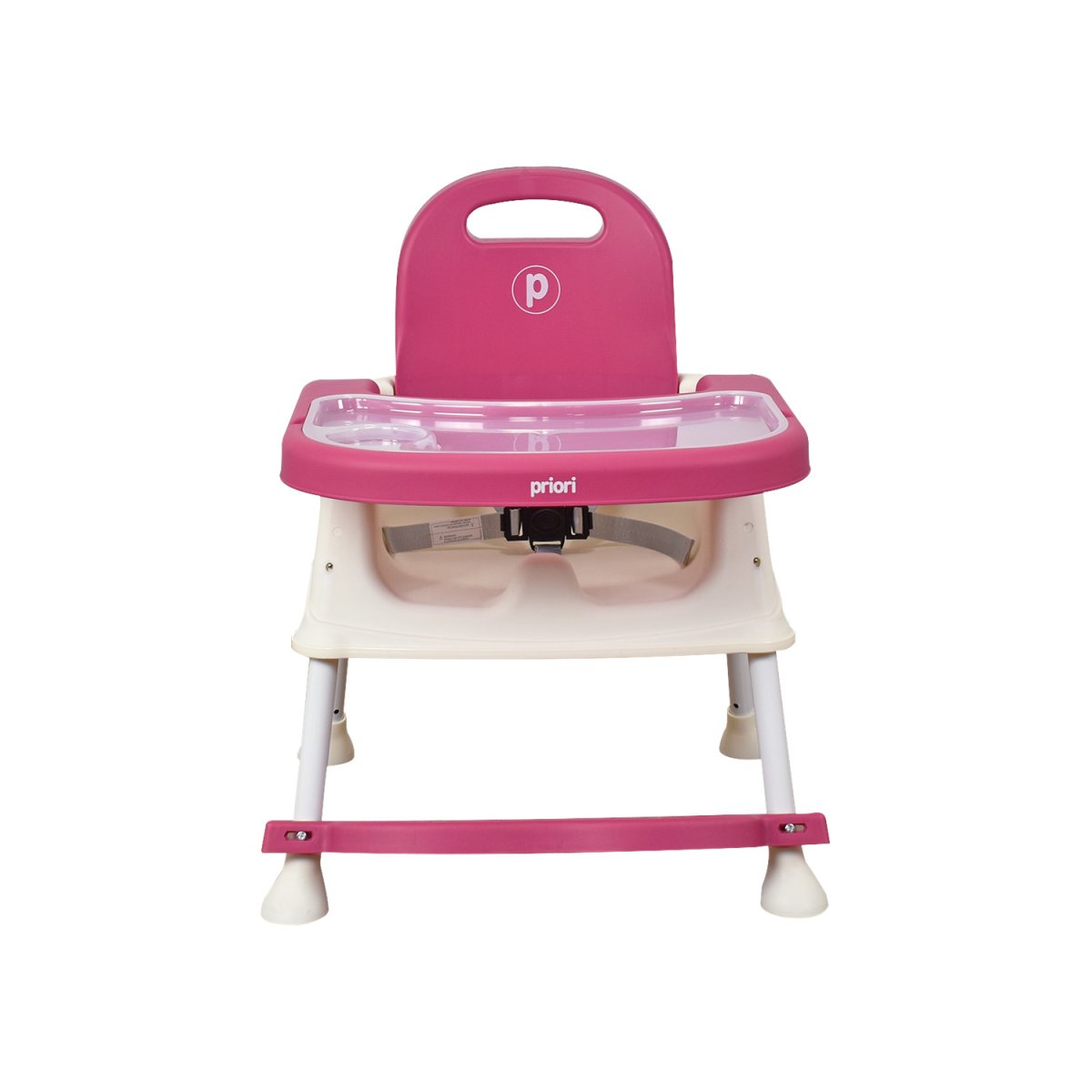 Silla Comedor Bebé 3 en1 Navy Priori Rosado - Imagen 8