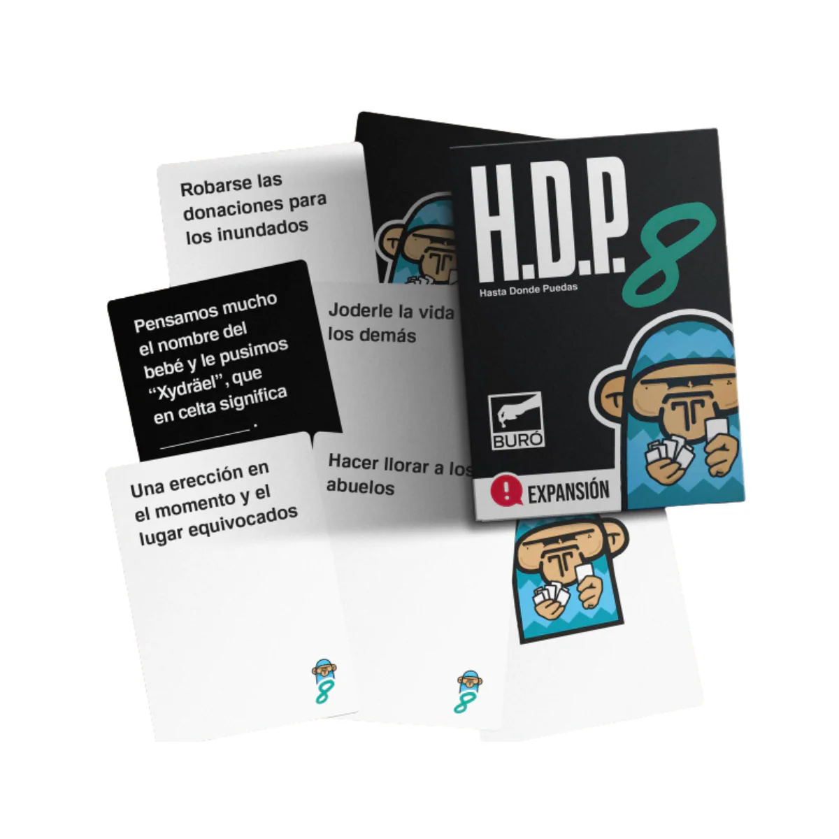 Juego De Cartas HDP 8 Expansión Buró - Imagen 2