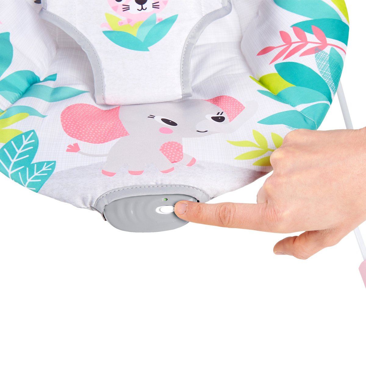 Silla Mecedora Rosa Safari Bebe12228 Bright Starts - Imagen 2