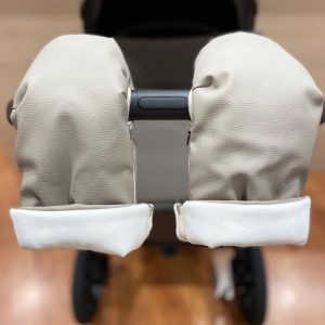 Manoplas para carritos de bebé piel beig